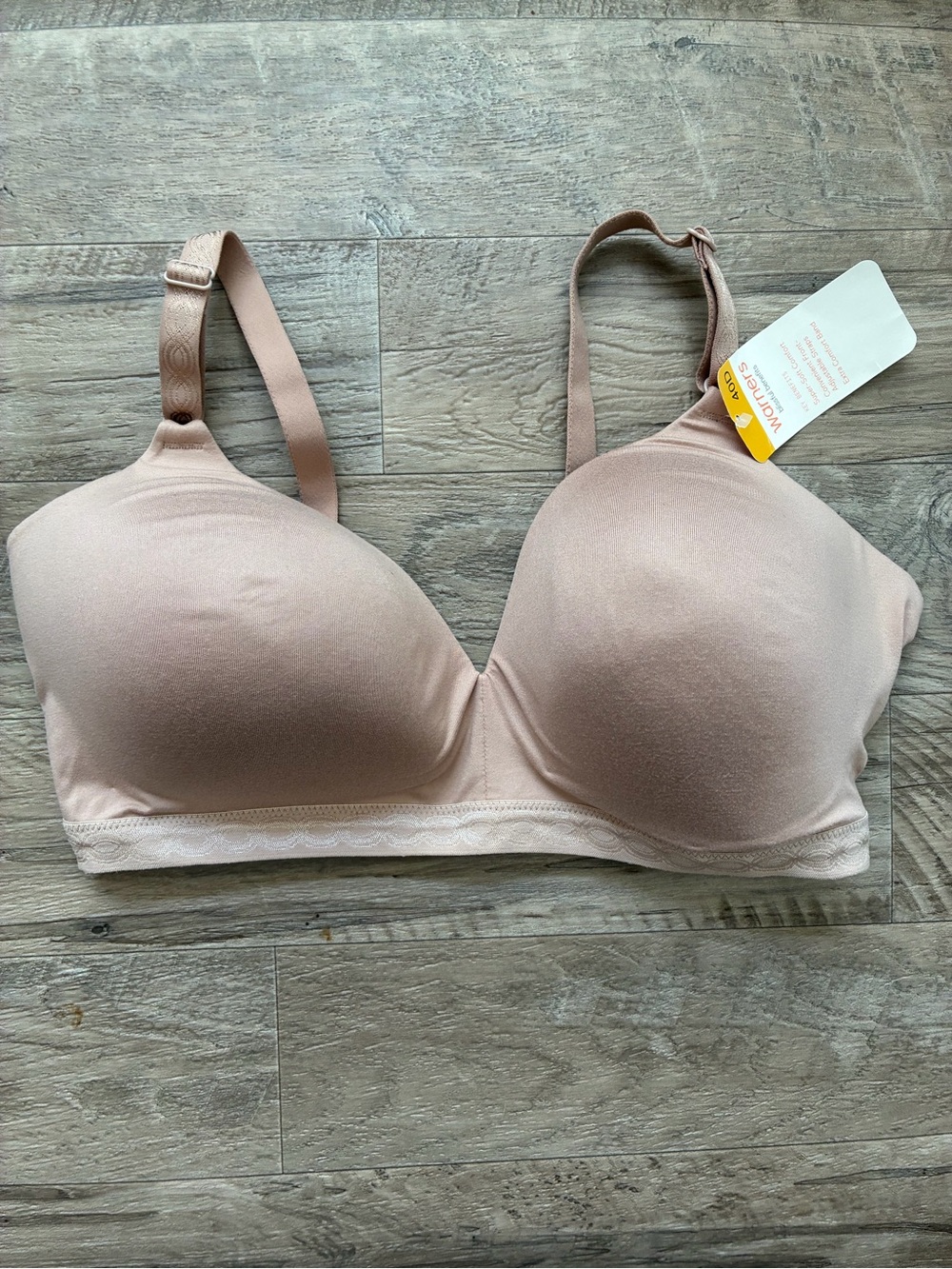 Warners Blissful Benefits Soft T Shirt Lounge Bra - Picture 5 of 9